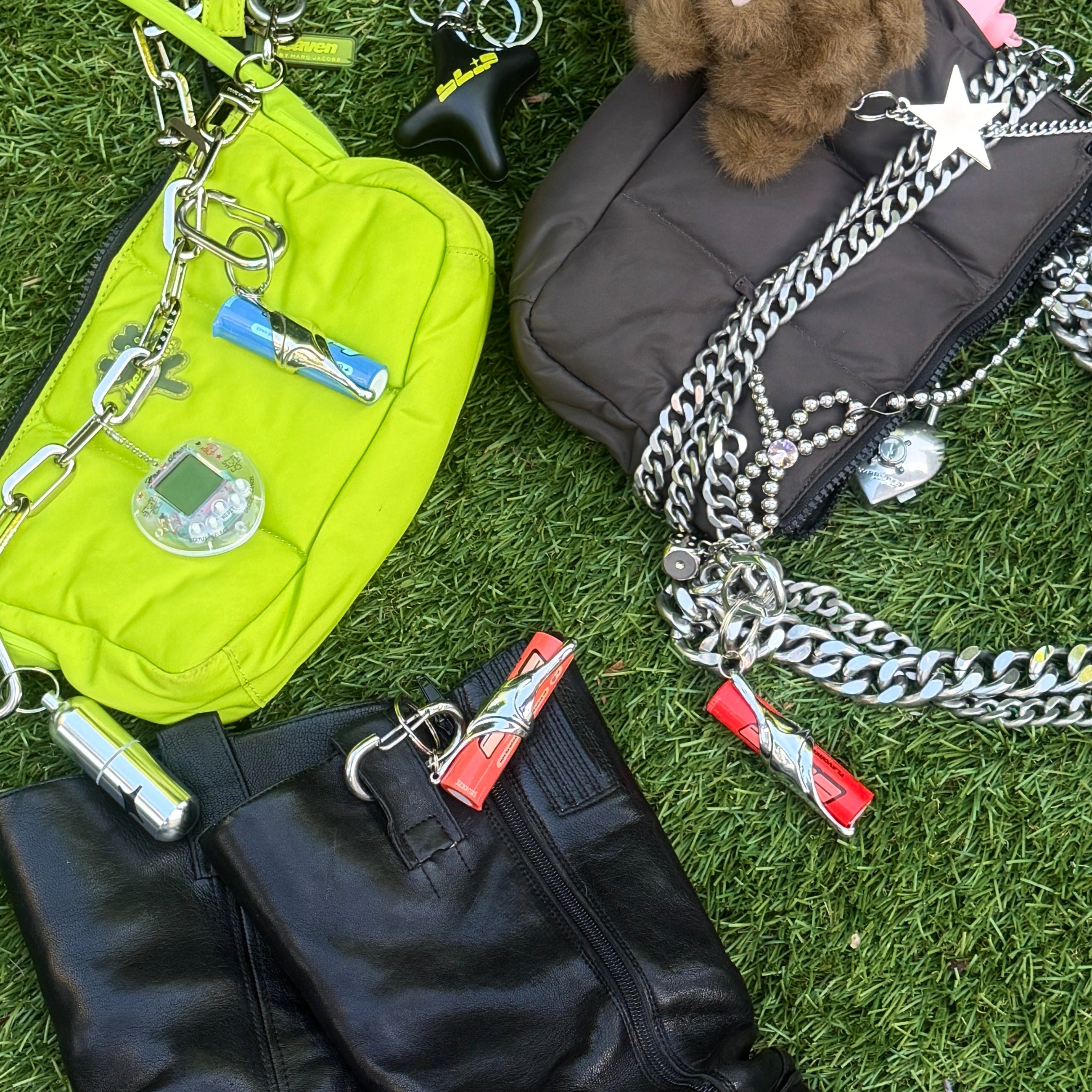 sour peach toothpicks + charm